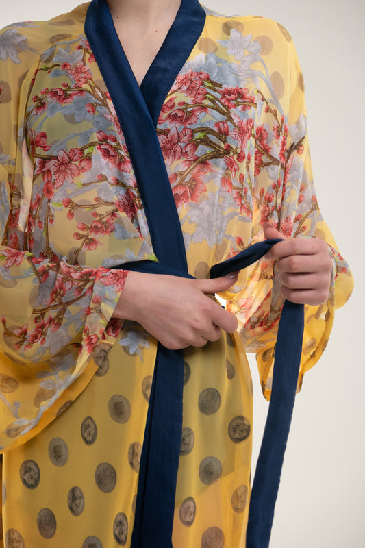 Kimono /bata Cerezo de Otoño
